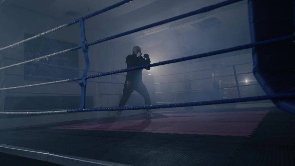 Drazan in the boxing ring